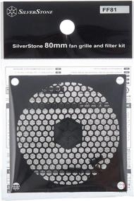 img 1 attached to SilverStone Technology SST-FF81 SST-FF81B 80mm Fine Fan Filter with Magnet Cooling - Black