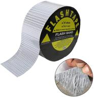 🛠️ butyl tape waterproof aluminum butyl rubber tape 2"w x 16.4'l: ultimate waterproof solution for outdoor repair on pipes, metal, rv awnings, roofs, windows, and boats logo