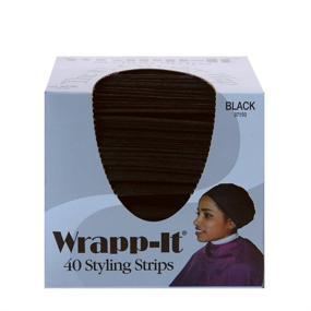 img 1 attached to 👩 Graham Beauty Wrapp-it Styling Strips for Natural Hair Wrap and Molded Styles (Pack of 40 Strips)