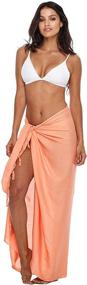 img 3 attached to 👙 Shu Shi Women's Sarong Swimsuit Cover-Up - Stylish Women's Apparel
