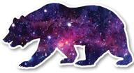 bear sticker galaxy stickers laptop logo