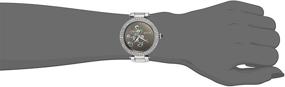 img 2 attached to Женские наручные часы Invicta Disney Limited Edition Silver Stainless Steel Quartz 23780: Стильный ремешок из нержавеющей стали и надежный кварцевый механизм.