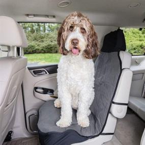 img 4 attached to Optimally Designed PetSafe Happy Ride Quilted Bench Seat Cover - Ideal for Cars and All Pets