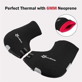 img 2 attached to 🚴 ROCKBROS Bike Handlebar Mittens: Winter Thermal Cover for Cycling, Windproof & Warm Mitts for MTB Mountain Bike Motor