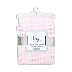 img 3 attached to 👶 Lulujo Baby Cellular Blanket in Pink - 39"x31" - Enhance SEO