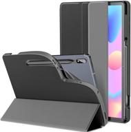 📱 infiland case with s pen holder for samsung galaxy tab s7 fe 12.4" & tab s7+ 12.4" - auto wake/sleep, black logo