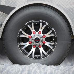 img 1 attached to ColorLugs IceCaps Covers Wheeled Extractor Tires & Wheels
