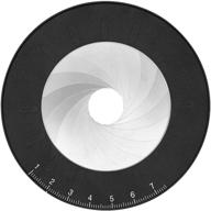 🔘 регулируемый круглый инструмент для рисования кругов из алюминиевого сплава - шаблон для создания точных измерений кругов - инструмент для создания колец (12,5 см, черный) логотип