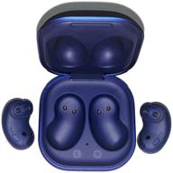 samsung galaxy buds live tws earbuds with active noise cancellation, bluetooth 5.0, 12mm drivers, compatible with ios & android - sm-r180 (buds only, mystic blue limited edition) logo