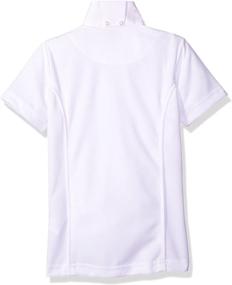 img 1 attached to 👚 TuffRider Kirby Kwik Dry Short Sleeve Show Shirt for Girls