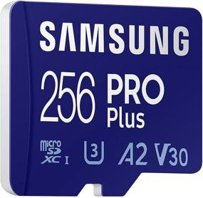 img 3 attached to 📷 Высокоскоростная карта памяти SAMSUNG PRO Plus + адаптер 256 ГБ microSDXC - UHS-I, U3, A2, V30, Full HD и 4K UHD - До 160 МБ/с (MB-MD256KA/AM)