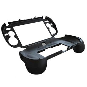 img 2 attached to 🎮 Black Hand Grip Shell Controller Protective Case for Sony Playstation PS Vita 1000, with L2 R2 Triggers