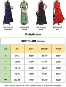 img 2 attached to PRETTYGARDEN Sleeveless Backless Sundress for Women - Fashionable Women's Clothing in Dresses