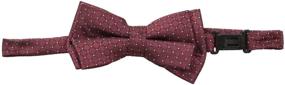 img 1 attached to 👔 Classy and Convenient: Retreez Check Textured Woven Microfiber Pre-tied Boy's Bow Tie