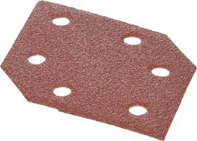 img 2 attached to 🔸 Efficient Sanding Sheets: PORTER-CABLE 767600805 80 Grit Diamond-Shaped Hook & Loop Profile (5-Pack)