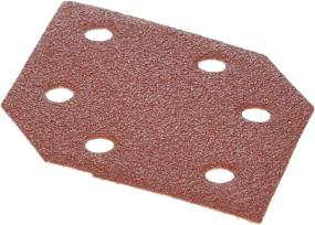 img 1 attached to 🔸 Efficient Sanding Sheets: PORTER-CABLE 767600805 80 Grit Diamond-Shaped Hook & Loop Profile (5-Pack)