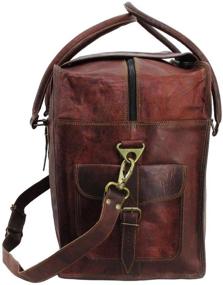 img 1 attached to 🎒 Enhanced Leather Padded Shoulder Strap with Swivel Metal Hooks for Messenger, Laptop, Camera, Duffle Bags &amp; More