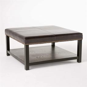 img 4 attached to Stylish and Functional Christopher Knight Home Julia Bench with Rack in Brown - A Perfect Addition to Any Space