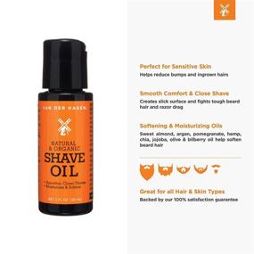 img 2 attached to 🪒 Enhance Your Shaving Experience with Van Der Hagen Shave Oil - Superior Glide (1 oz)