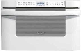 img 3 attached to 🔘 1.2 cu. ft. Sharp KB-6524PW Microwave Drawer Oven in White - 24-Inch