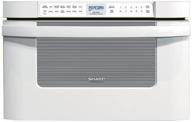 🔘 1.2 cu. ft. sharp kb-6524pw microwave drawer oven in white - 24-inch логотип