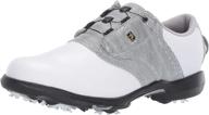 👟женские мокасины footjoy dryjoys - размер m 6.5 - идеальное сочетание для активных женщин. логотип