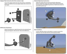 img 3 attached to 🔌 Крепление ChargerCity Windshield Suction Mount для радио Sirius XM Onyx EZR, EZ Plus, Lynx - одна коннекторная пластина (XM) Delphi Skiff и AMPS Pattern (совместимо с SiriusXM)