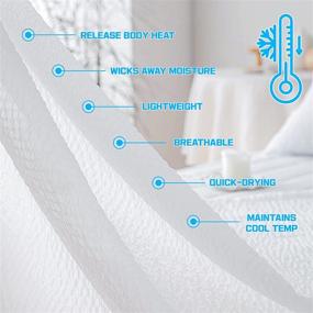 img 1 attached to 🔥 Elim Cool Blanket for Hot Sleepers - Lightweight Cooling Sheets to Beat the Heat All Year Round, Alleviating Hot Flashes and Night Sweats; Korean-Made in Twin Size (White)