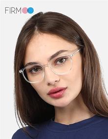 img 3 attached to 👓 Firmoo Blue Light Blocking Unisex Reading Glasses – Square Computer Readers with Magnification