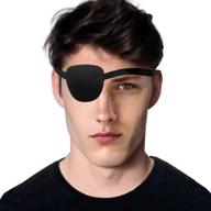 👁️ misssix 3d eye patch for adults and kids - adjustable patch for left or right eyes in black: enhance eye comfort & style logo