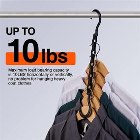 img 2 attached to The Ultimate Ulimart Hangers: Space Saving 10 Pack for Efficient Closet Organization and Storage