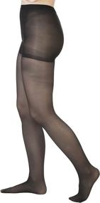 img 4 attached to 👠 Allegro Essential 83 Sheer Support Compression Pantyhose: Comfortable Women's Compression Hose, 8-15 mmHg, Closed Toe