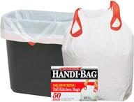 🛍️ handi-bag drawstring tall kitchen bags, 13 gallon, 61cm x 69.5cm, box of 50 logo