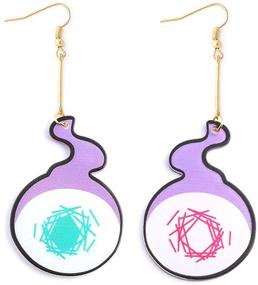 img 4 attached to 🚽 Charm with Toilet Bound Hanako Kun Earrings: A Must-Have for Stylish Girls' Jewelry Collection