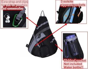 img 2 attached to 🎒 HBAG Backpack: Versatile Single Shoulder School Bag for Ultimate Convenience