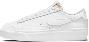 img 4 attached to Nike Blazer Platform DJ0292 100: 👟 Stylish White and Black Sneakers for Men