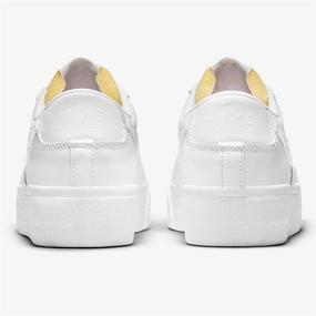 img 2 attached to Nike Blazer Platform DJ0292 100: 👟 Stylish White and Black Sneakers for Men
