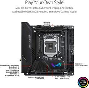 img 3 attached to 🎮 Материнская плата ROG Strix Z590-I Gaming WiFi 6E LGA 1200: Mini-ITX для игр с Thunderbolt 4, PCIe 4.0 и 2X слотами M.2