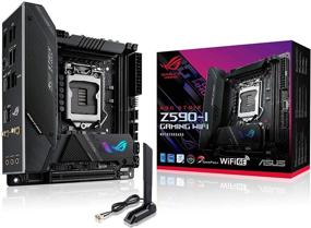 img 4 attached to 🎮 Материнская плата ROG Strix Z590-I Gaming WiFi 6E LGA 1200: Mini-ITX для игр с Thunderbolt 4, PCIe 4.0 и 2X слотами M.2