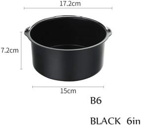 img 3 attached to Accessories Barrel Frying Baking Basket Kitchen & Dining