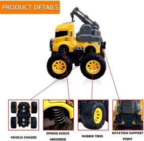 img 2 attached to 🚧 Friction Powered Construction Excavator Vehicles