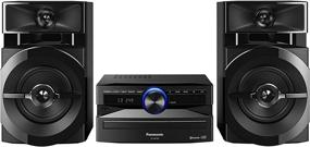 img 4 attached to Experience Dynamic Audio with Panasonic SC-UX100 CD & USB Wireless Bluetooth 300W Mini Hi-Fi System Shelf Stereo