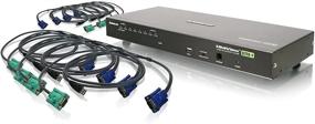 img 4 attached to IOGEAR 8-Port USB PS/2 Combo VGA KVMP Switch with USB KVM Cables, GCS1808KITU Enhanced for SEO