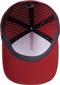 img 1 attached to 🧢 Hurley Men's Baseball Cap - Phantom Advance Stretch Fitted Hat, UPF 50: Ultimate Protection and Perfect Fit