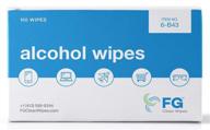 🧼 fg clean wipes lint free 70% ipa wipes - the ultimate solution for effective cleaning - 100 sachets - made in the usa - saturix 6b43 logo