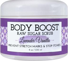 img 3 attached to 🌸 Luxurious Lavender Vanilla Raw Sugar Scrub - Nourish and Rejuvenate Dry Skin, Stretch Marks, and Scars - Safe for Pregnancy and Nursing - Allergen-Free and Vegan - 8 oz