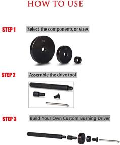 img 1 attached to 🔧 E-Cowlboy 52-Piece Bushing, Bearing, and Seal Drive Set - Transmission Wheel Axle Bearing Race Installer, Seal Remover, Custom Press Tool Kit