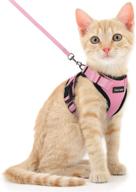 🐱 escape-proof cat harness and leash set by dooradar - adjustable vest harnesses for walking, ensuring safety - easy control, breathable mesh jacket with reflective strips for cats logo