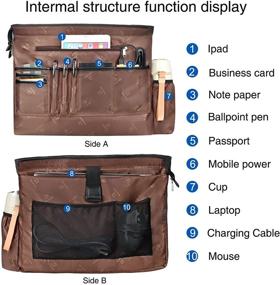 img 1 attached to 👜 Ladies' Large Laptop Tote Bag Purse with USB Port - Ideal Work & Teacher Bag, Fits 17.3 Inch Laptops