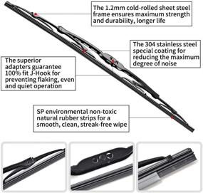 img 1 attached to Enhance Visibility with Chevrolet Silverado Windshield Wiper Blades